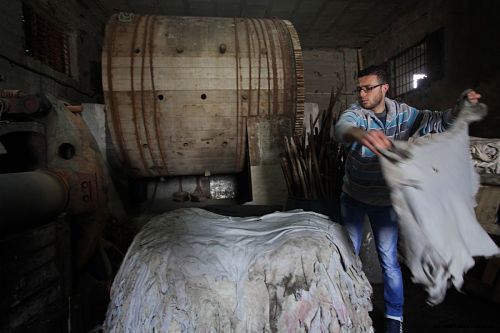 Les tanneries palestiniennes menacées de fermeture